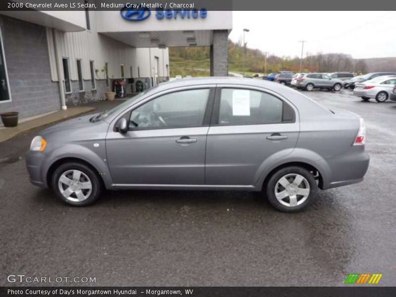 Medium Gray Metallic / Charcoal 2008 Chevrolet Aveo LS Sedan