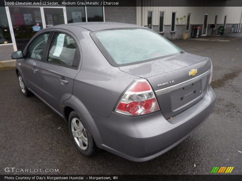Medium Gray Metallic / Charcoal 2008 Chevrolet Aveo LS Sedan