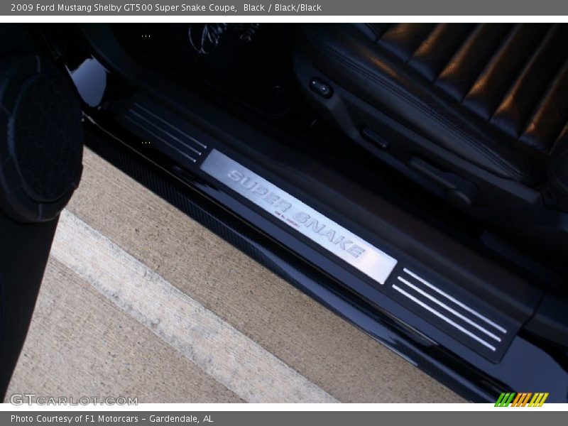 Black / Black/Black 2009 Ford Mustang Shelby GT500 Super Snake Coupe