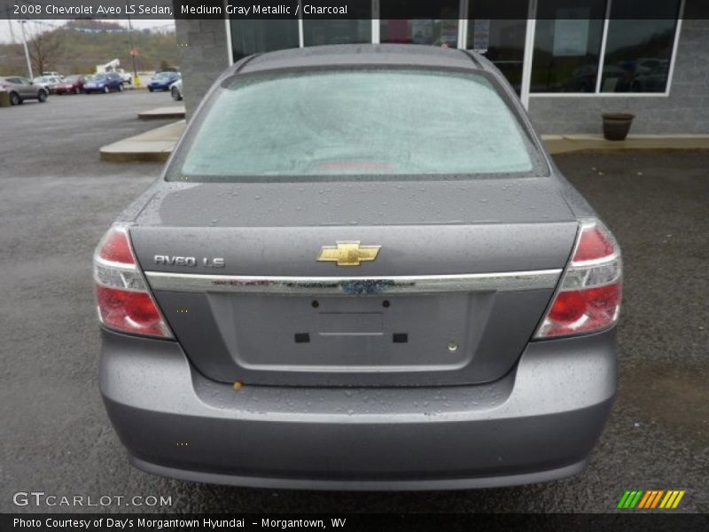 Medium Gray Metallic / Charcoal 2008 Chevrolet Aveo LS Sedan