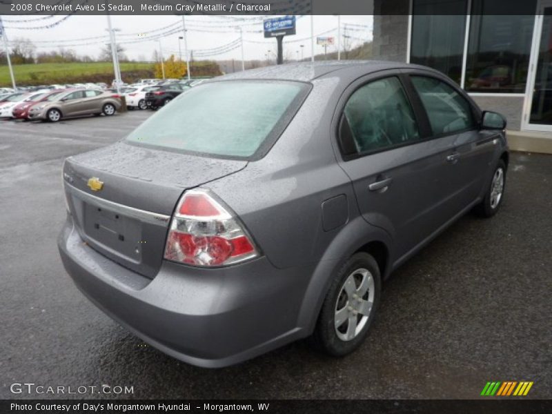 Medium Gray Metallic / Charcoal 2008 Chevrolet Aveo LS Sedan