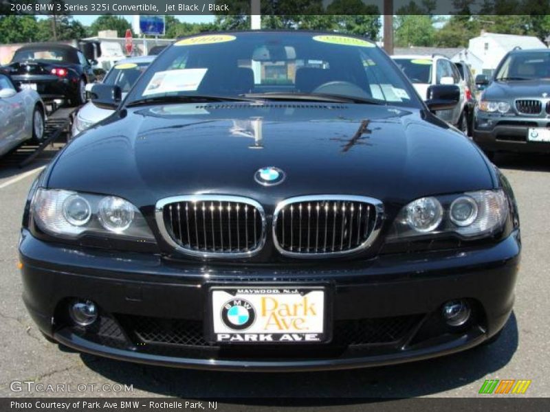 Jet Black / Black 2006 BMW 3 Series 325i Convertible