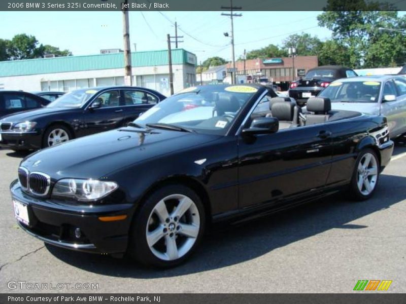 Jet Black / Black 2006 BMW 3 Series 325i Convertible