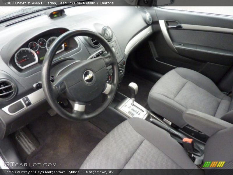 Medium Gray Metallic / Charcoal 2008 Chevrolet Aveo LS Sedan