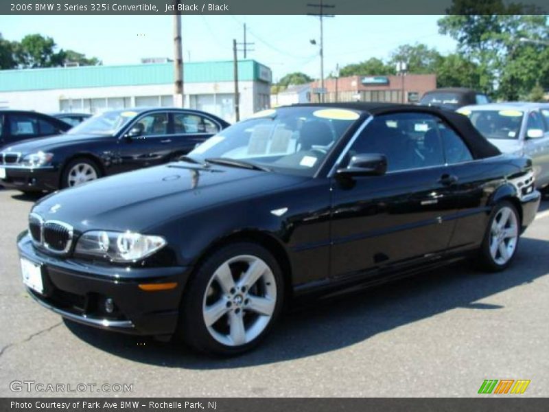 Jet Black / Black 2006 BMW 3 Series 325i Convertible