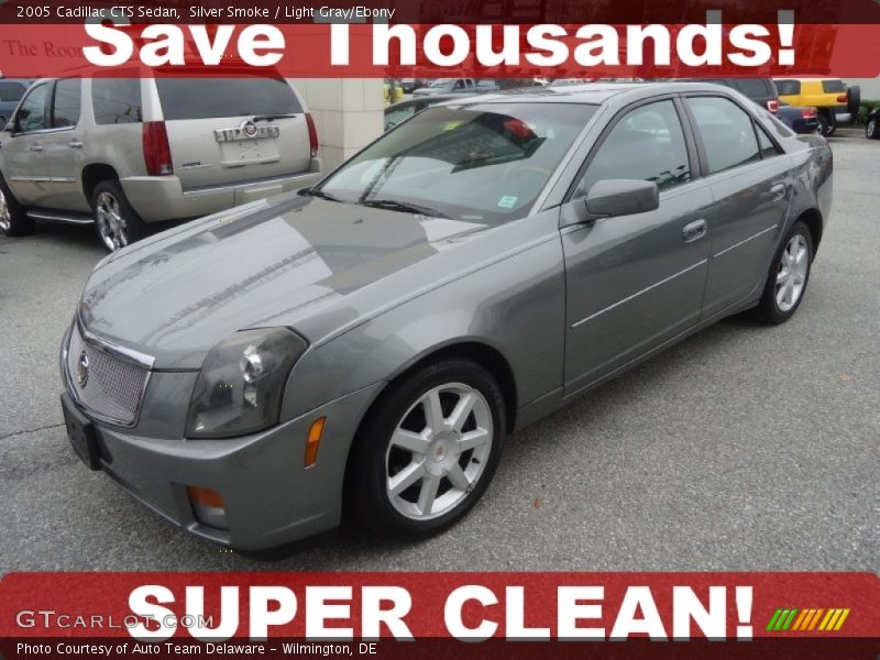 Silver Smoke / Light Gray/Ebony 2005 Cadillac CTS Sedan