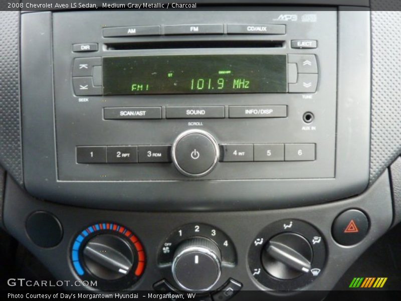 Medium Gray Metallic / Charcoal 2008 Chevrolet Aveo LS Sedan