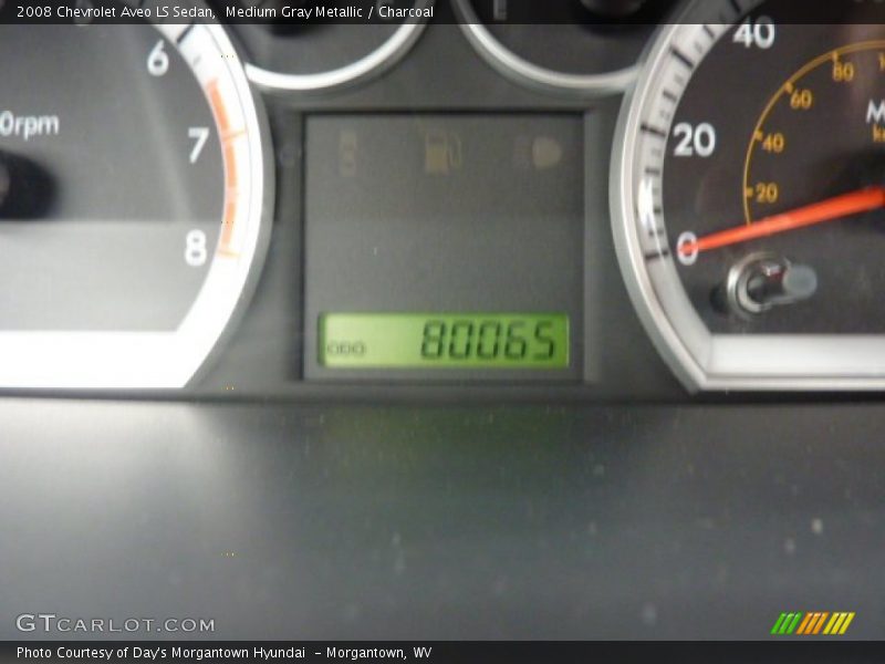 Medium Gray Metallic / Charcoal 2008 Chevrolet Aveo LS Sedan