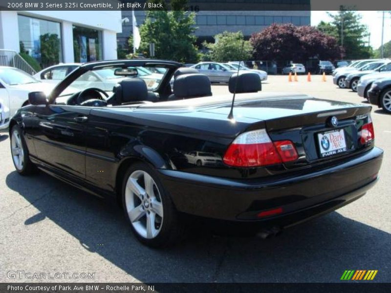 Jet Black / Black 2006 BMW 3 Series 325i Convertible