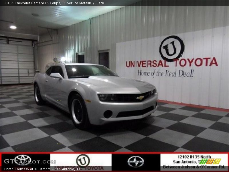 Silver Ice Metallic / Black 2012 Chevrolet Camaro LS Coupe