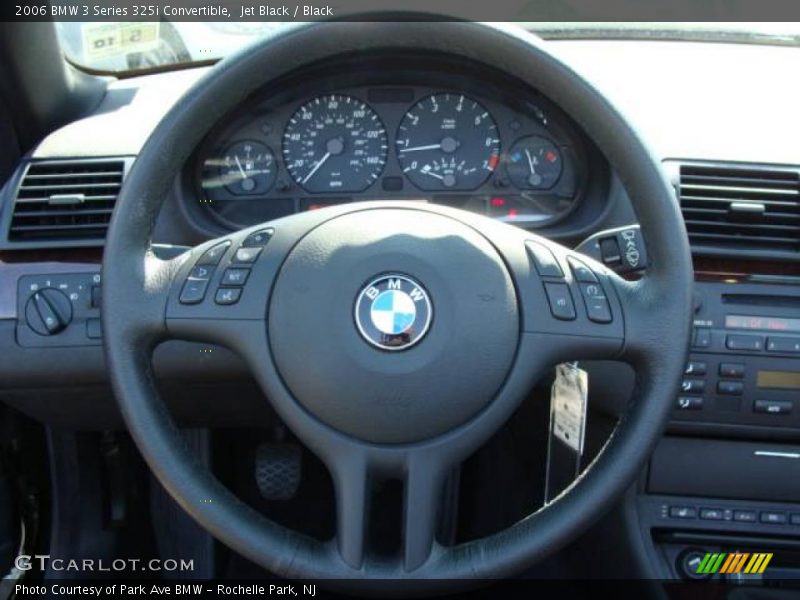 Jet Black / Black 2006 BMW 3 Series 325i Convertible