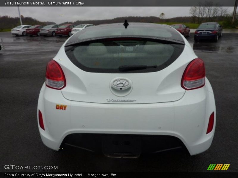 Century White / Gray 2013 Hyundai Veloster
