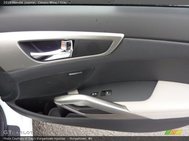 Century White / Gray 2013 Hyundai Veloster