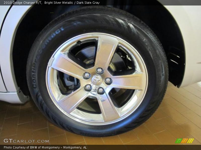 Bright Silver Metallic / Dark Slate Gray 2010 Dodge Charger R/T