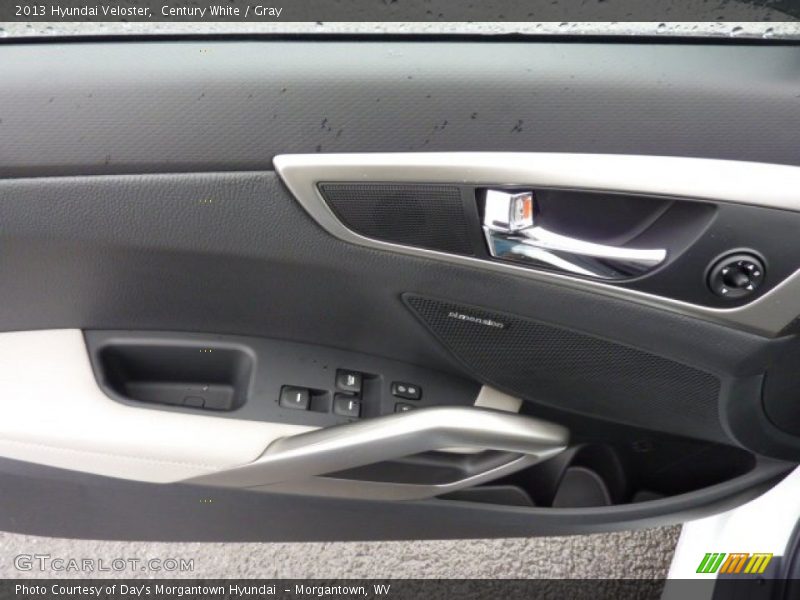 Century White / Gray 2013 Hyundai Veloster