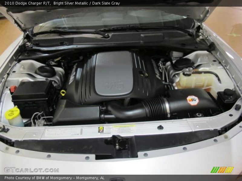 Bright Silver Metallic / Dark Slate Gray 2010 Dodge Charger R/T