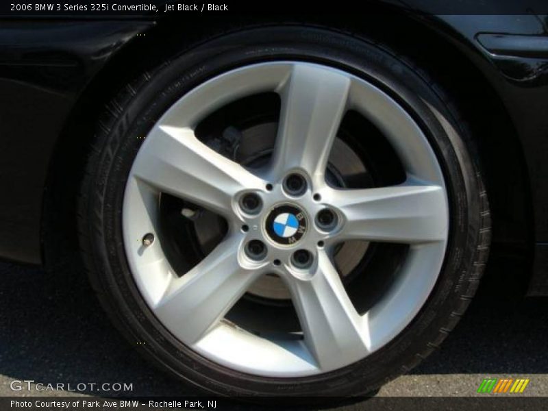 Jet Black / Black 2006 BMW 3 Series 325i Convertible