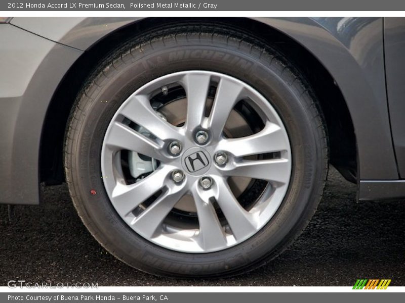 Polished Metal Metallic / Gray 2012 Honda Accord LX Premium Sedan