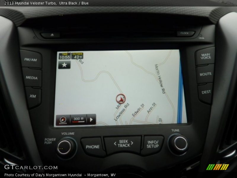 Navigation of 2013 Veloster Turbo