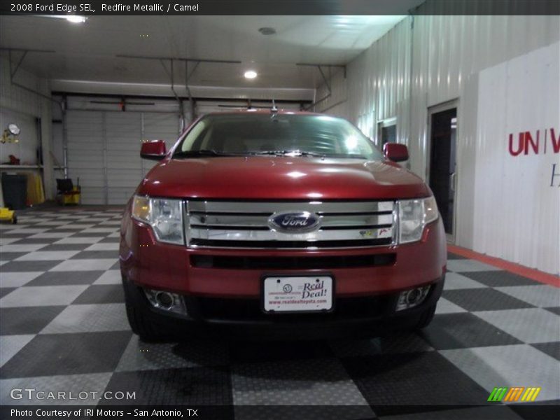 Redfire Metallic / Camel 2008 Ford Edge SEL