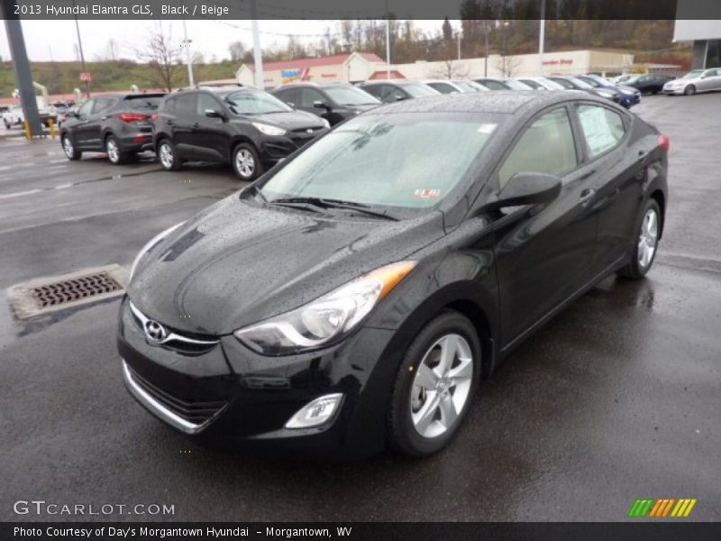 Black / Beige 2013 Hyundai Elantra GLS