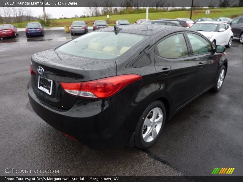 Black / Beige 2013 Hyundai Elantra GLS