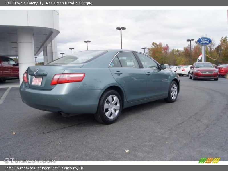 Aloe Green Metallic / Bisque 2007 Toyota Camry LE