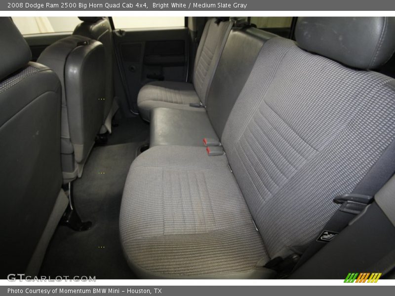 Bright White / Medium Slate Gray 2008 Dodge Ram 2500 Big Horn Quad Cab 4x4