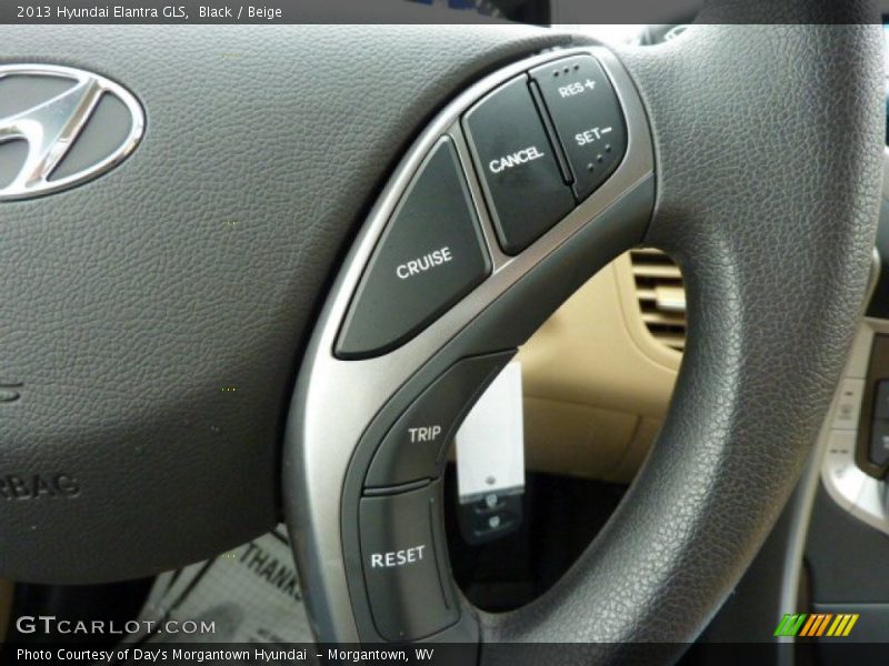 Black / Beige 2013 Hyundai Elantra GLS