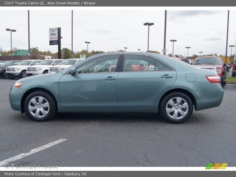 Aloe Green Metallic / Bisque 2007 Toyota Camry LE