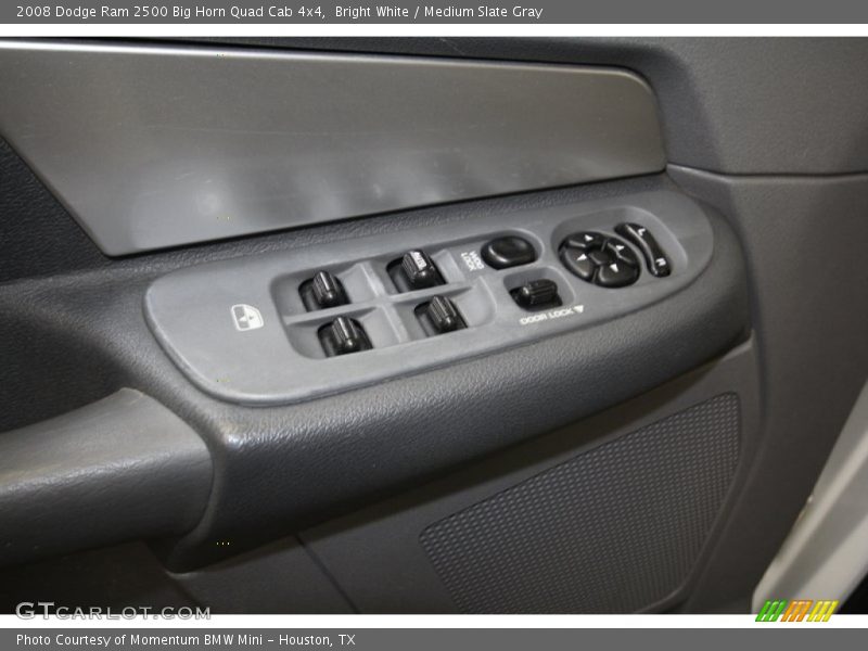 Bright White / Medium Slate Gray 2008 Dodge Ram 2500 Big Horn Quad Cab 4x4