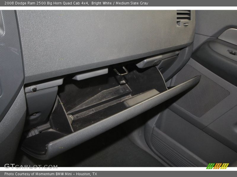 Bright White / Medium Slate Gray 2008 Dodge Ram 2500 Big Horn Quad Cab 4x4