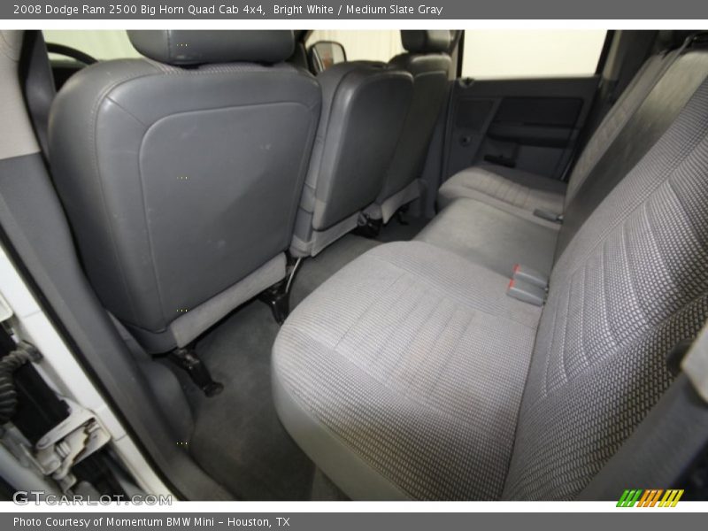 Bright White / Medium Slate Gray 2008 Dodge Ram 2500 Big Horn Quad Cab 4x4
