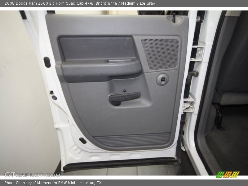 Bright White / Medium Slate Gray 2008 Dodge Ram 2500 Big Horn Quad Cab 4x4