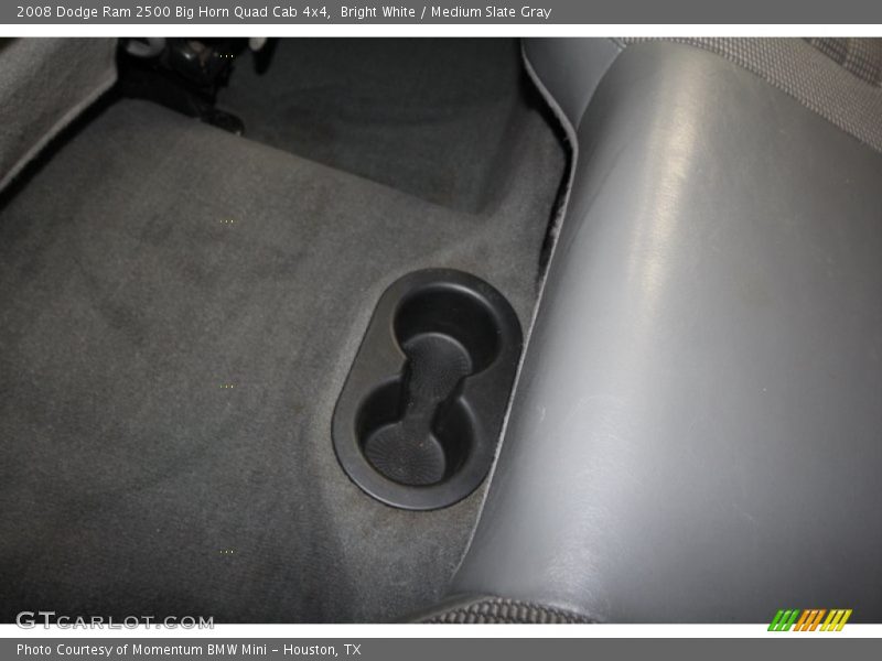 Bright White / Medium Slate Gray 2008 Dodge Ram 2500 Big Horn Quad Cab 4x4