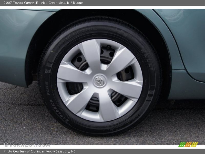 Aloe Green Metallic / Bisque 2007 Toyota Camry LE