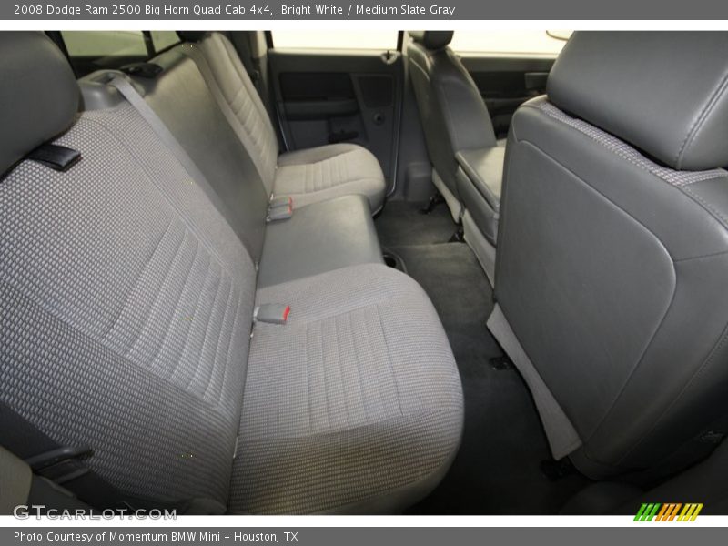 Bright White / Medium Slate Gray 2008 Dodge Ram 2500 Big Horn Quad Cab 4x4