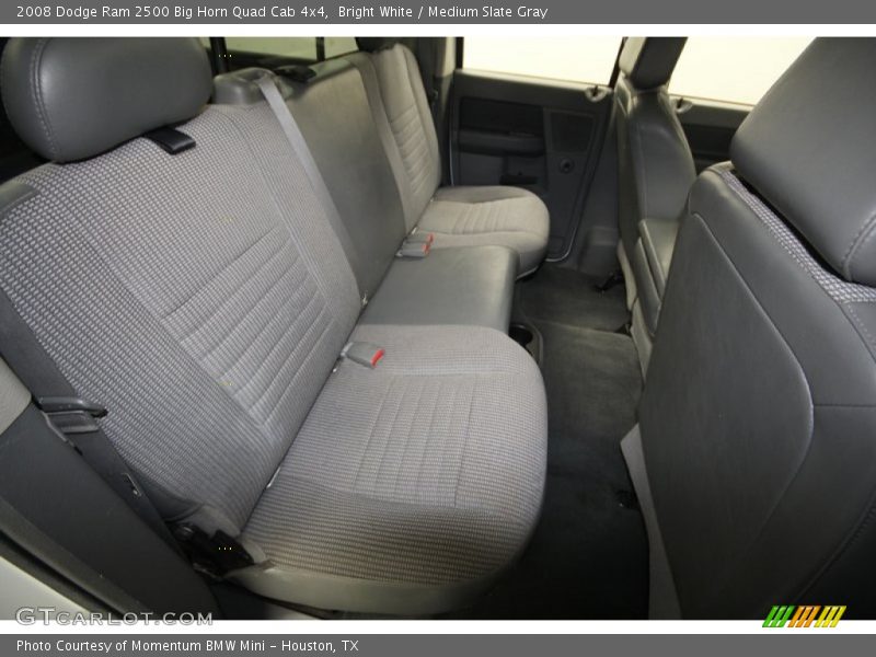 Bright White / Medium Slate Gray 2008 Dodge Ram 2500 Big Horn Quad Cab 4x4