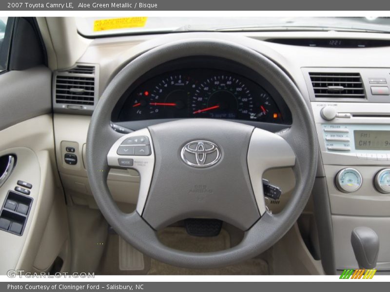 Aloe Green Metallic / Bisque 2007 Toyota Camry LE