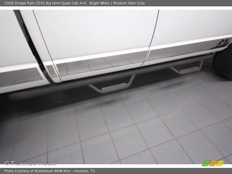 Bright White / Medium Slate Gray 2008 Dodge Ram 2500 Big Horn Quad Cab 4x4