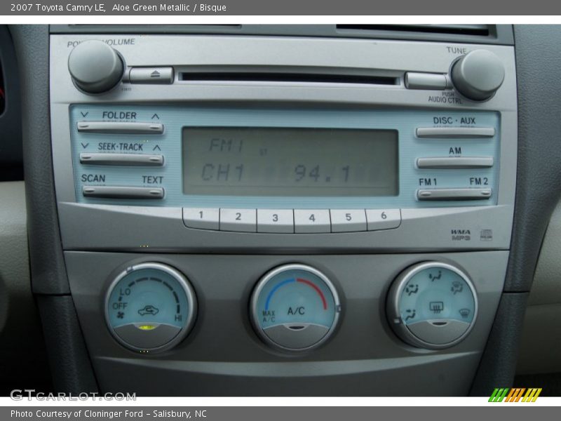 Aloe Green Metallic / Bisque 2007 Toyota Camry LE