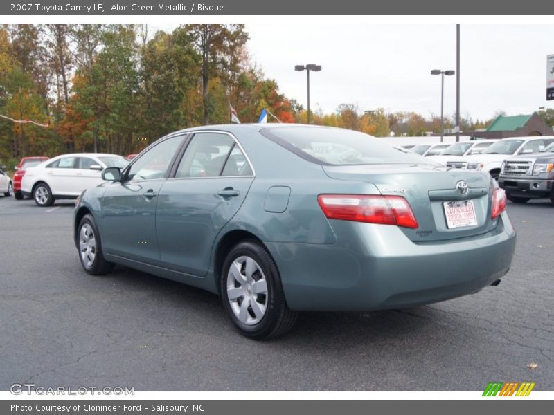 Aloe Green Metallic / Bisque 2007 Toyota Camry LE