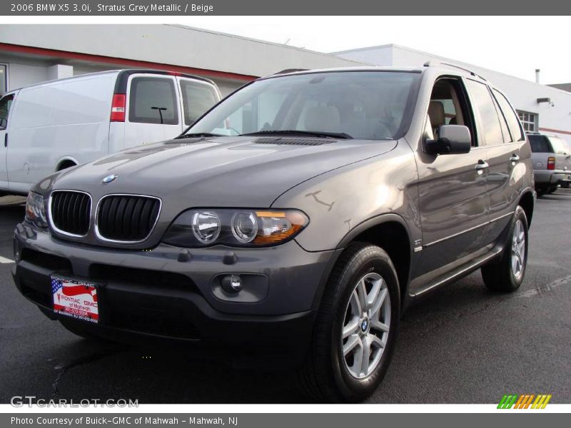 Stratus Grey Metallic / Beige 2006 BMW X5 3.0i