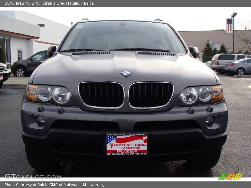Stratus Grey Metallic / Beige 2006 BMW X5 3.0i