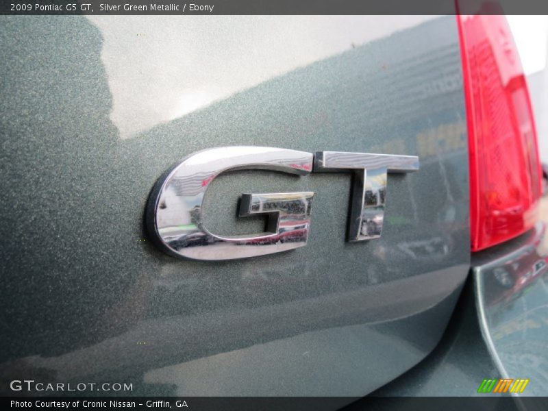 Silver Green Metallic / Ebony 2009 Pontiac G5 GT