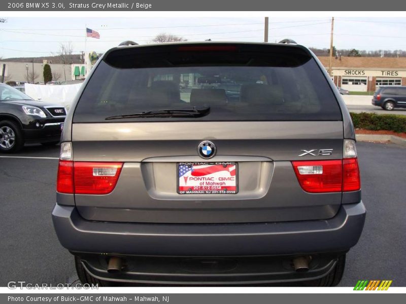 Stratus Grey Metallic / Beige 2006 BMW X5 3.0i