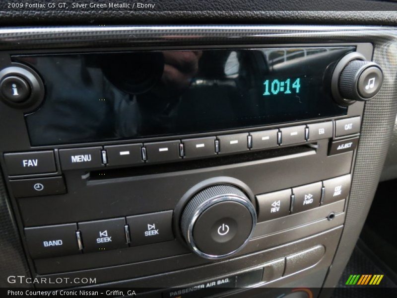 Silver Green Metallic / Ebony 2009 Pontiac G5 GT