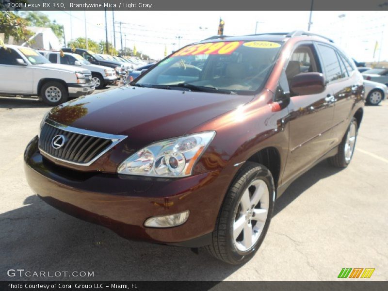 Brandywine Mica / Light Gray 2008 Lexus RX 350