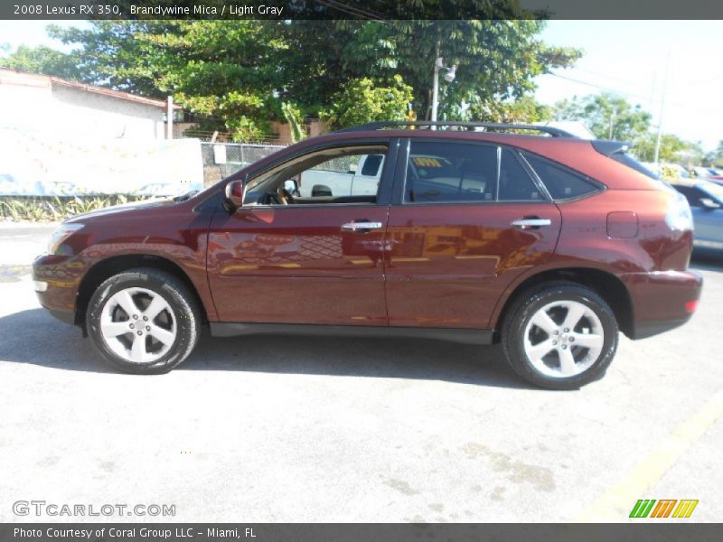 Brandywine Mica / Light Gray 2008 Lexus RX 350
