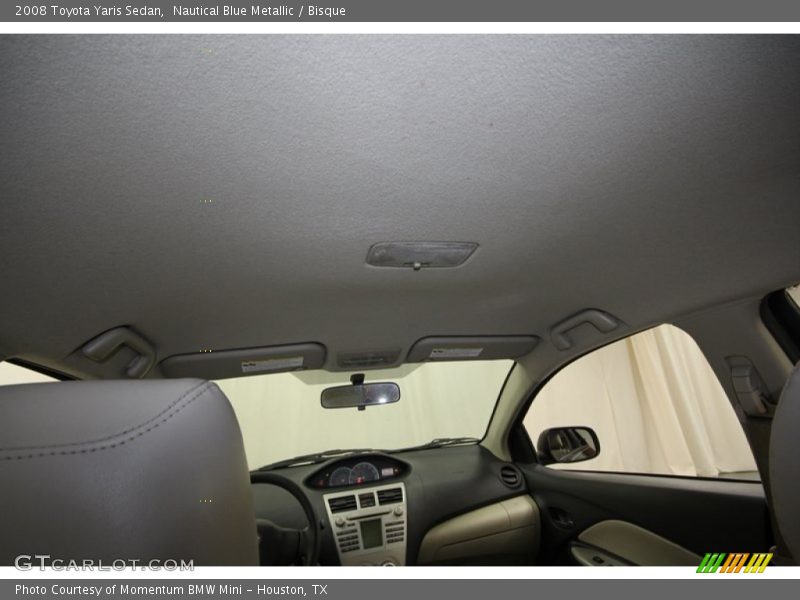 Nautical Blue Metallic / Bisque 2008 Toyota Yaris Sedan